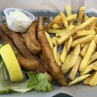 Fish bites.  (Tilapia)