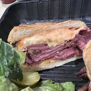 Corned beef Reuben.  It&apos;s served on a roll?!?!
