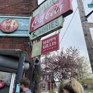 Outside sign