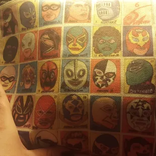 Mexican Wrestler clutch.