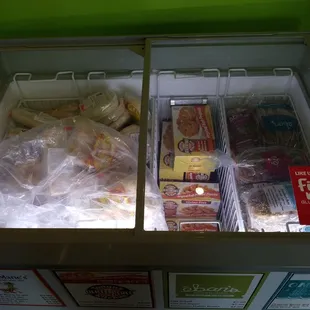 Some frozen pretzels, breads buns, and flat breads!