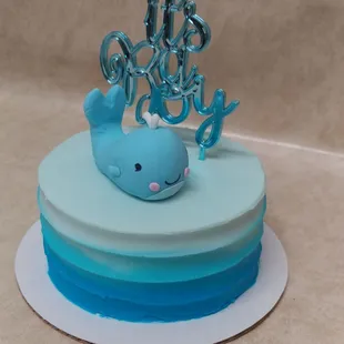 Whale of a baby shower