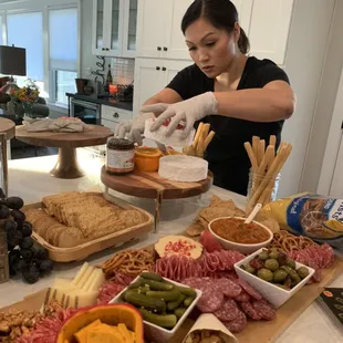 Serious action going on at 50th birthday party