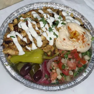 Chicken shawarma Rice Bowl