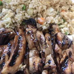 Chicken Teriyaki with fried rice. Exactly what I wanted. Delicious.