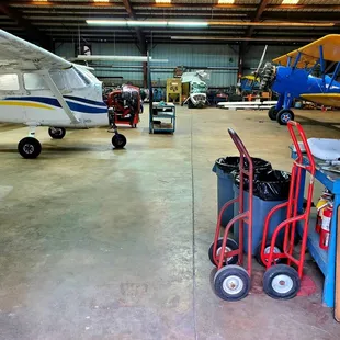 March 2021: The main hangar