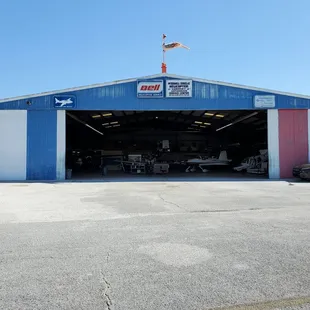 March 202: Hangar is beside the cafe