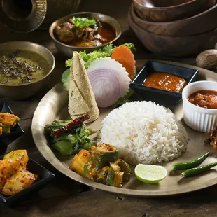 Traditional Nepali Khana.