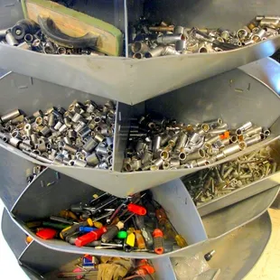Hundreds of hand tools and accessories