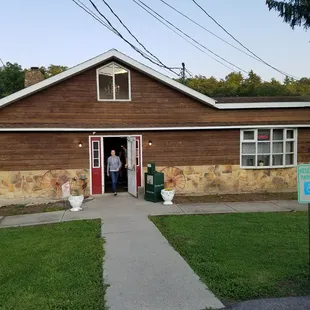 View of the front of the restaurant
