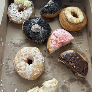 Sorry for the half eaten donut pic, was too excited to dig in to remember to take a pic first