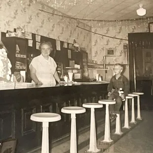 Historic photo of inside