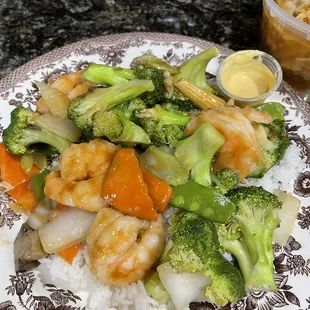 89. Shrimp with Mixed Vegetables