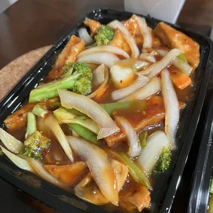 Bean curd Szechuan style