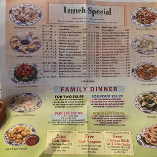 Menu - January 2021