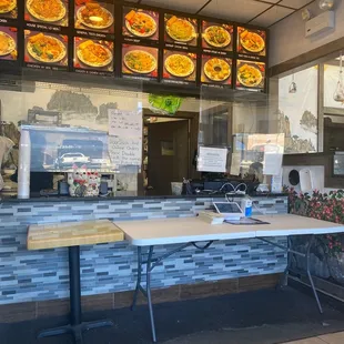 the inside of the restaurant