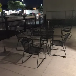 The new patio dining area as of Summer 2021!