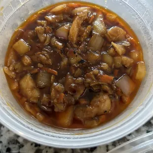 Minced Chicken with Lettuce Wraps