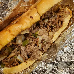 Steak and cheese was delicious!