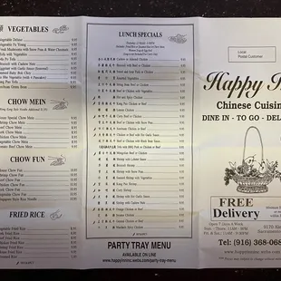 Current menu 4/5/22
