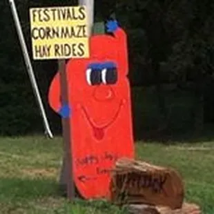 a sign and a fire hydrant