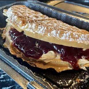 PB + J Waffle