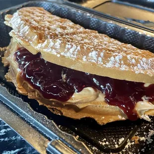 PB + J Waffle