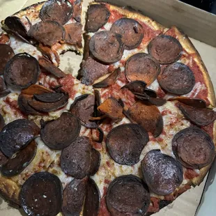 1. Vegan Pepperoni Pizza