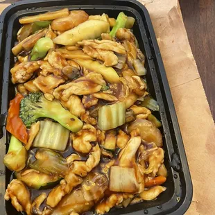 chicken and vegetables