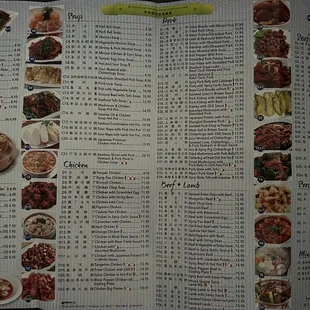 menu, sushi and sashimi