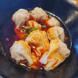 chili wontons