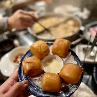 Chinese donuts not to be confused with the other Chinese donut or crouton (they called it that, the different one, YOUTIAO)