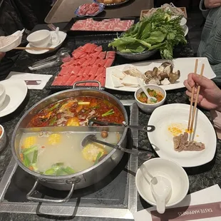 Half and Half Pot