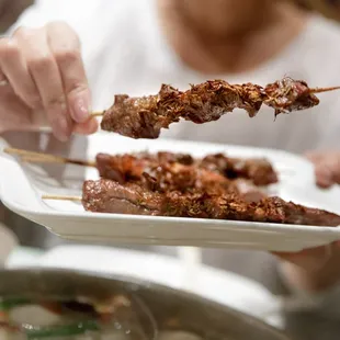 Mongolian Lamb Skewer $6.95