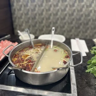 Best of both worlds hot pot