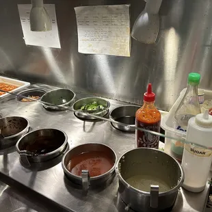 Sauce station