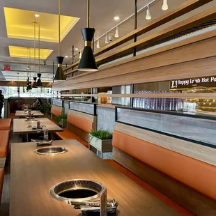 interior, sushi and sashimi