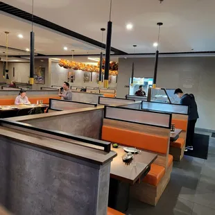 interior, sushi and sashimi