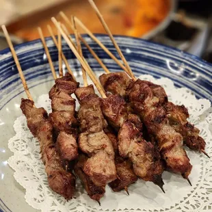 Lamb skewers