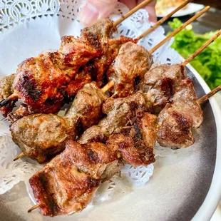 Lamb skewers