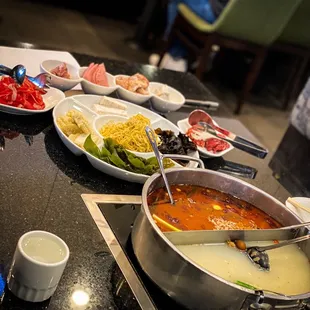 Hot Pot Ingredients for a Hot Pot Meal!