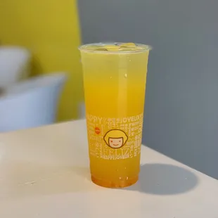 Mango Lemonade made with real mango and real lemon juice