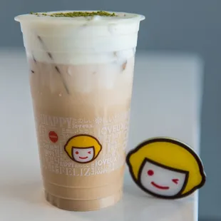 Milk Tea with Rock Salt Cream