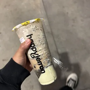 A3. Milk Tea with Oreo Cookies and Puff Cream