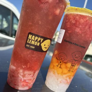 F3. Strawberry Black Tea with Lychee Jelly