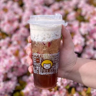 Fresh Grape Green Tea: really good grape flavor and the salted cheese gives it a yogurt like flavor