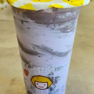 Ube Smoothie w/ Taro Puff Cream & Boba