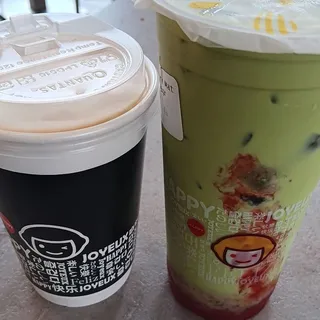 S8. Strawberry Matcha Latte