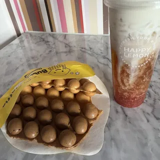 A3. Strawberry Jasmine Green Tea with Rock Salt Crema