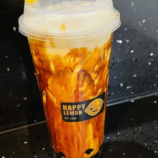 Dark Brown Sugar Boba Milk